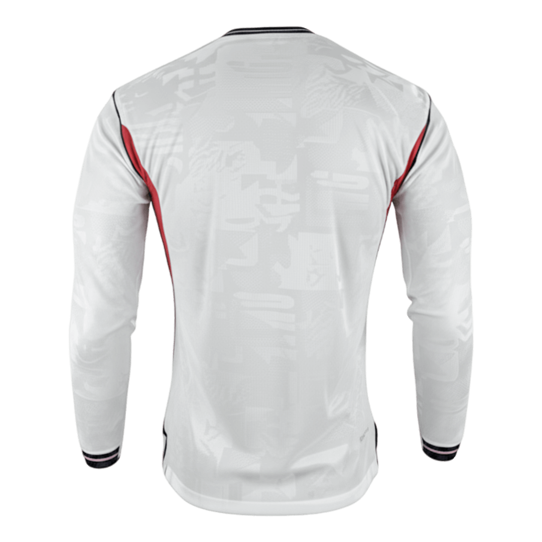 Angleterre Domicile Maillot Manches Longues - Coupe du Monde 2026 Blanc