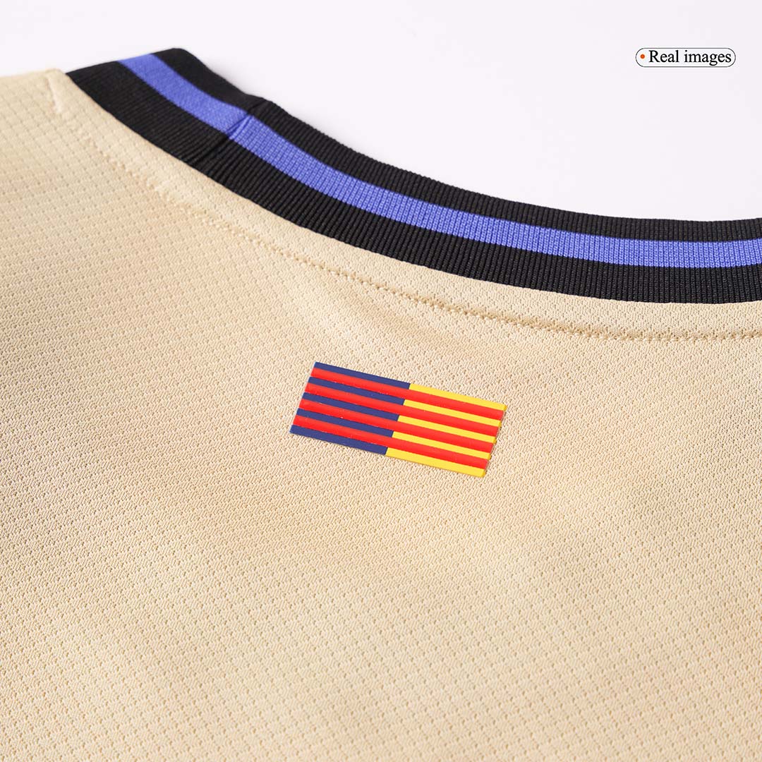 PEDRI #8 Barcelone Extérieur Maillot 2025/26 Jaune - UCL