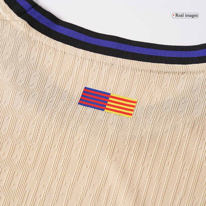 ROONY #19 Barcelone Extérieur Maillot 2025/26 Jaune Joueur - UCL