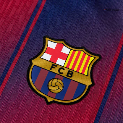 KOUNDE #23 Barcelone Domicile Maillot 2025/26 Rouge et Bleu Authentique - UCL