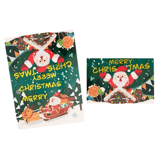 Carte de Noël personnalisée – Père Noël – Message personnalisé