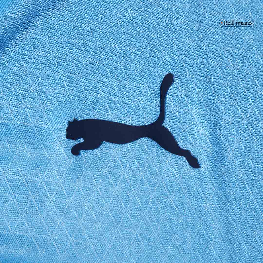 REIJNDERS #4 Manchester City Domicile Maillot 2025/26 Bleu Joueur