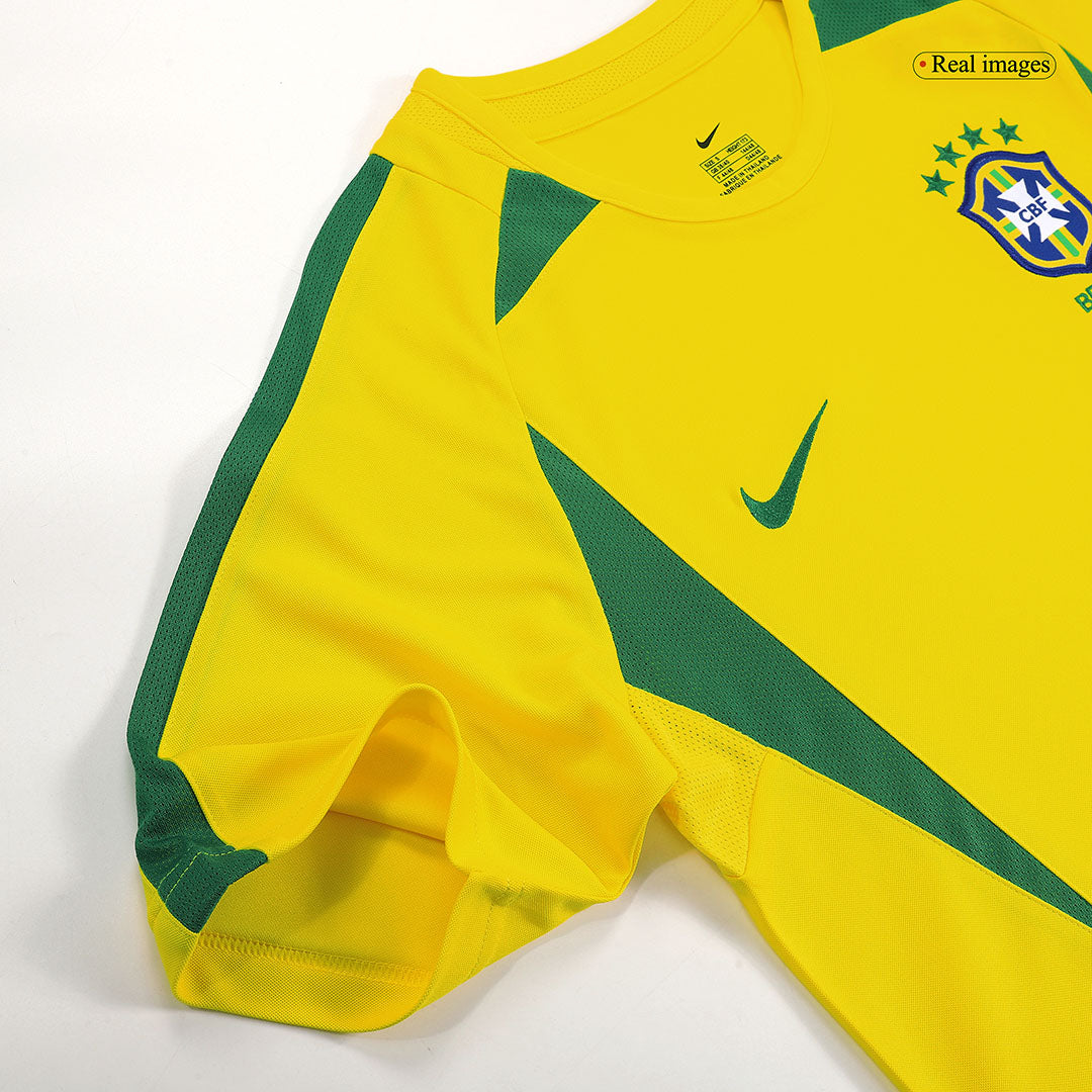 Retro Brésil Domicile Maillot 2002/03