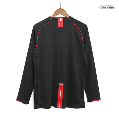Retro Manchester United Extérieur Maillot Manches Longues 2007/08