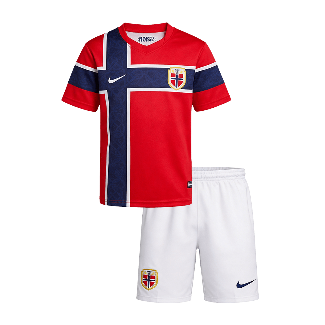 Norvège Domicile Maillot Kit - Coupe du Monde 2026 Rouge