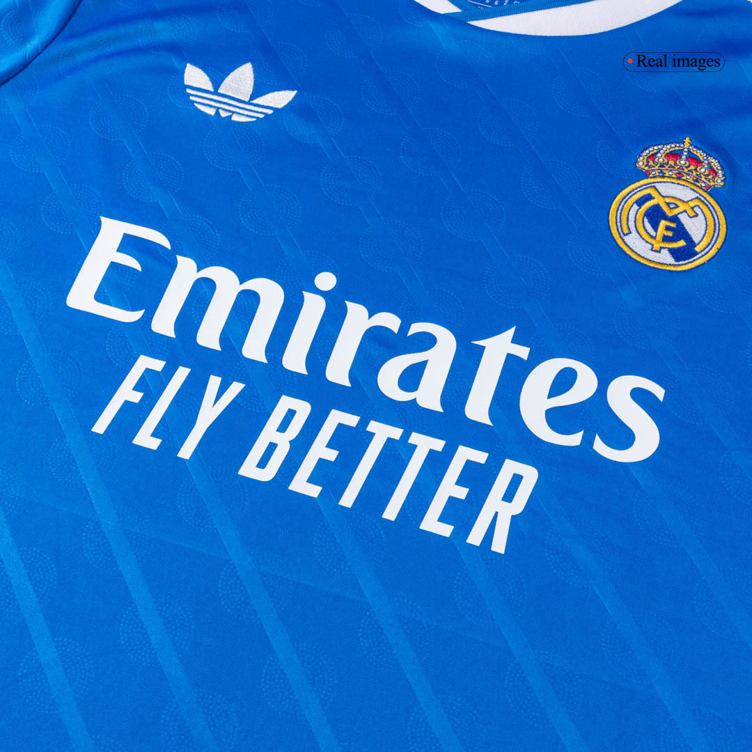 VINI JR. #7 Real Madrid Third Maillot 2025/26 Bleu