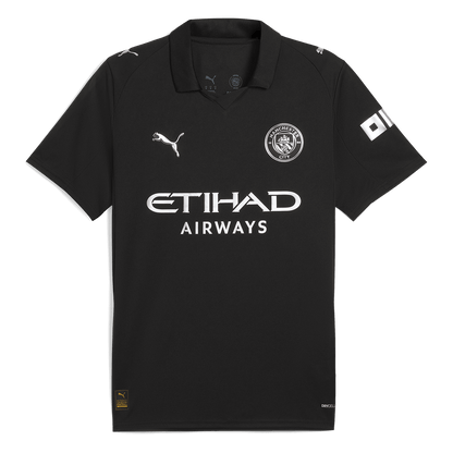 CHERKI #10 Manchester City Extérieur Maillot 2025/26 Noir