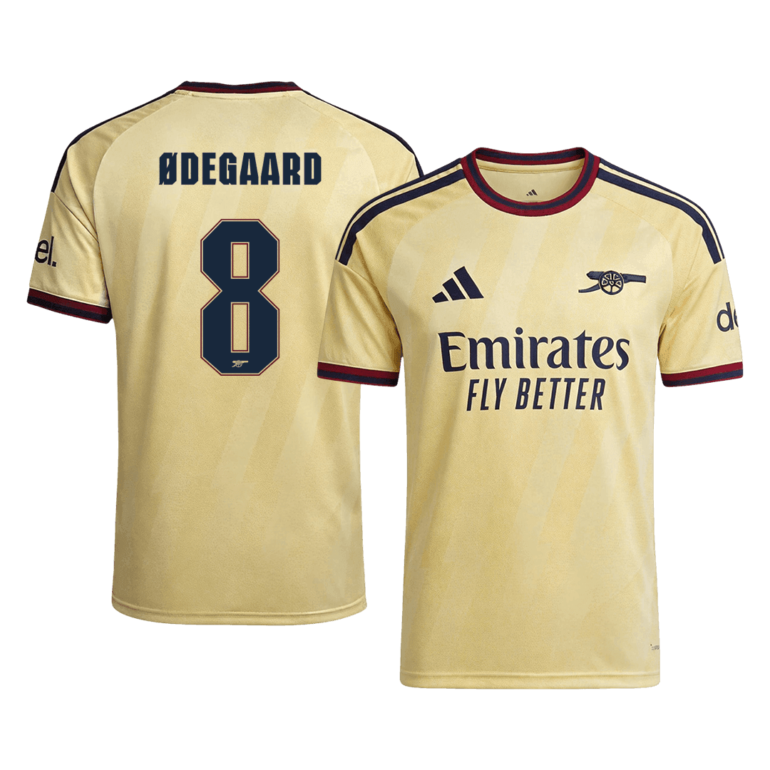 ØDEGAARD #8 Arsenal Third Maillot 2026/27 Jaune - UCL