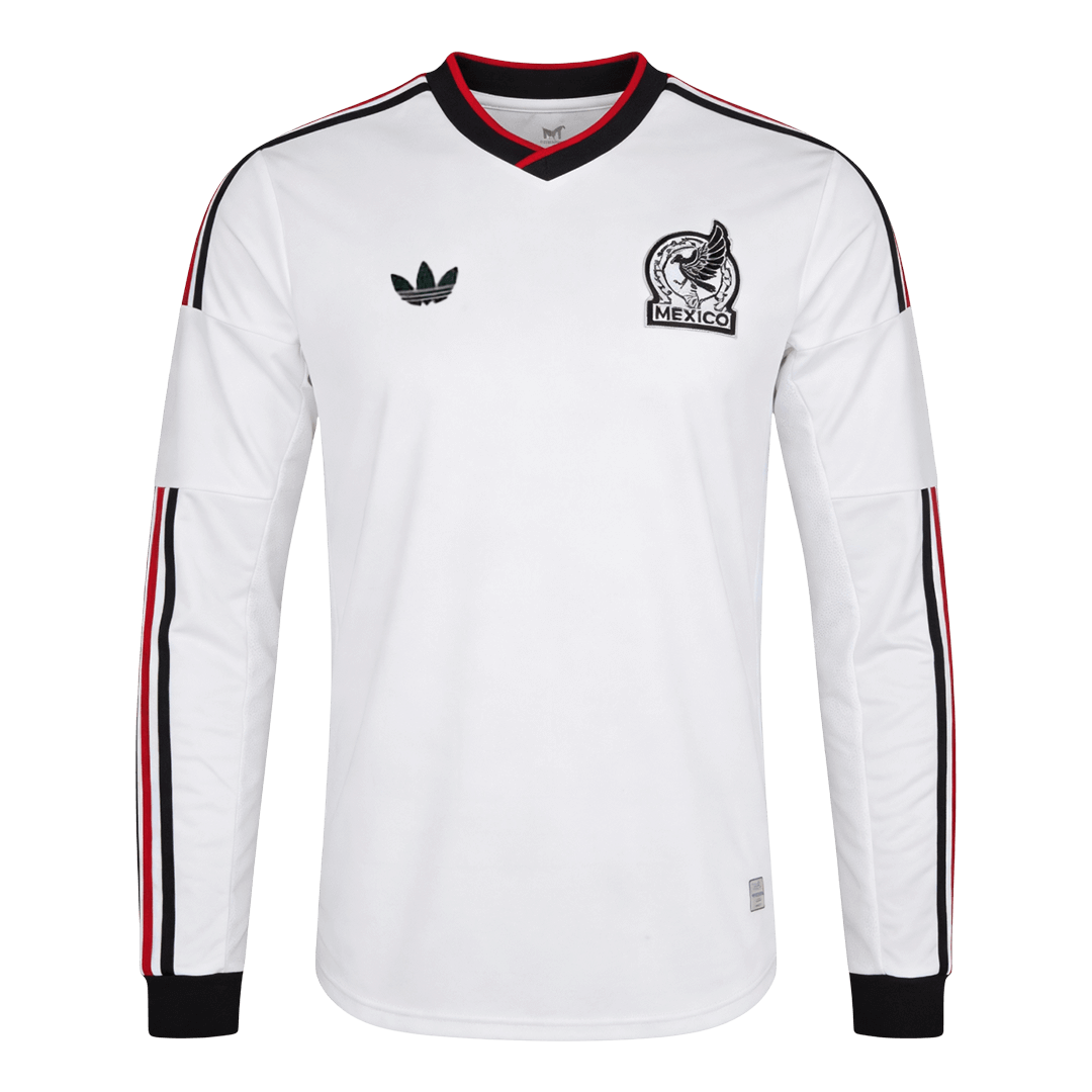 Mexique Extérieur Maillot Manches Longues - Coupe du Monde 2026 Blanc