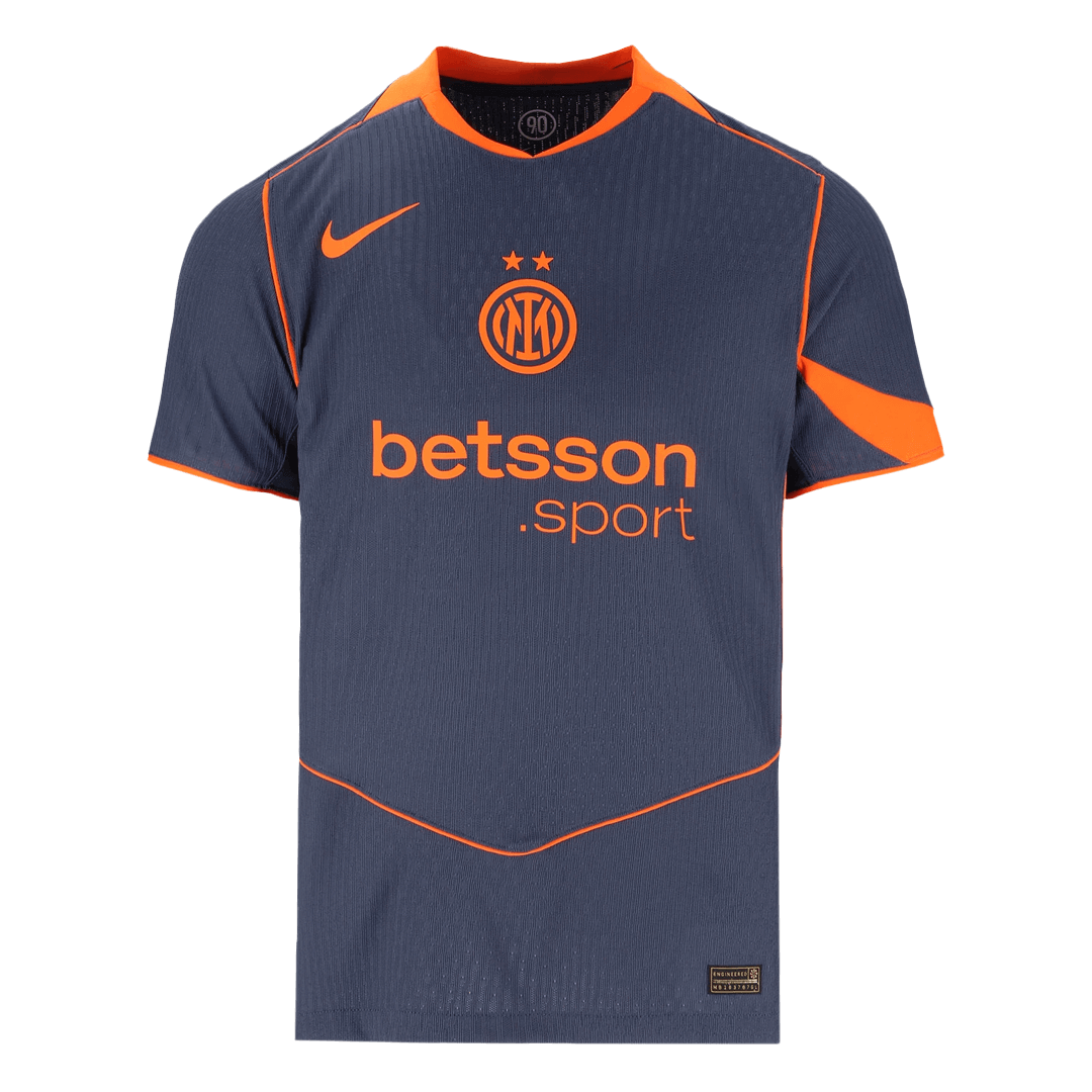 Inter Milan Third Maillot 2025/26 Bleu marine Authentique Grande Taille
