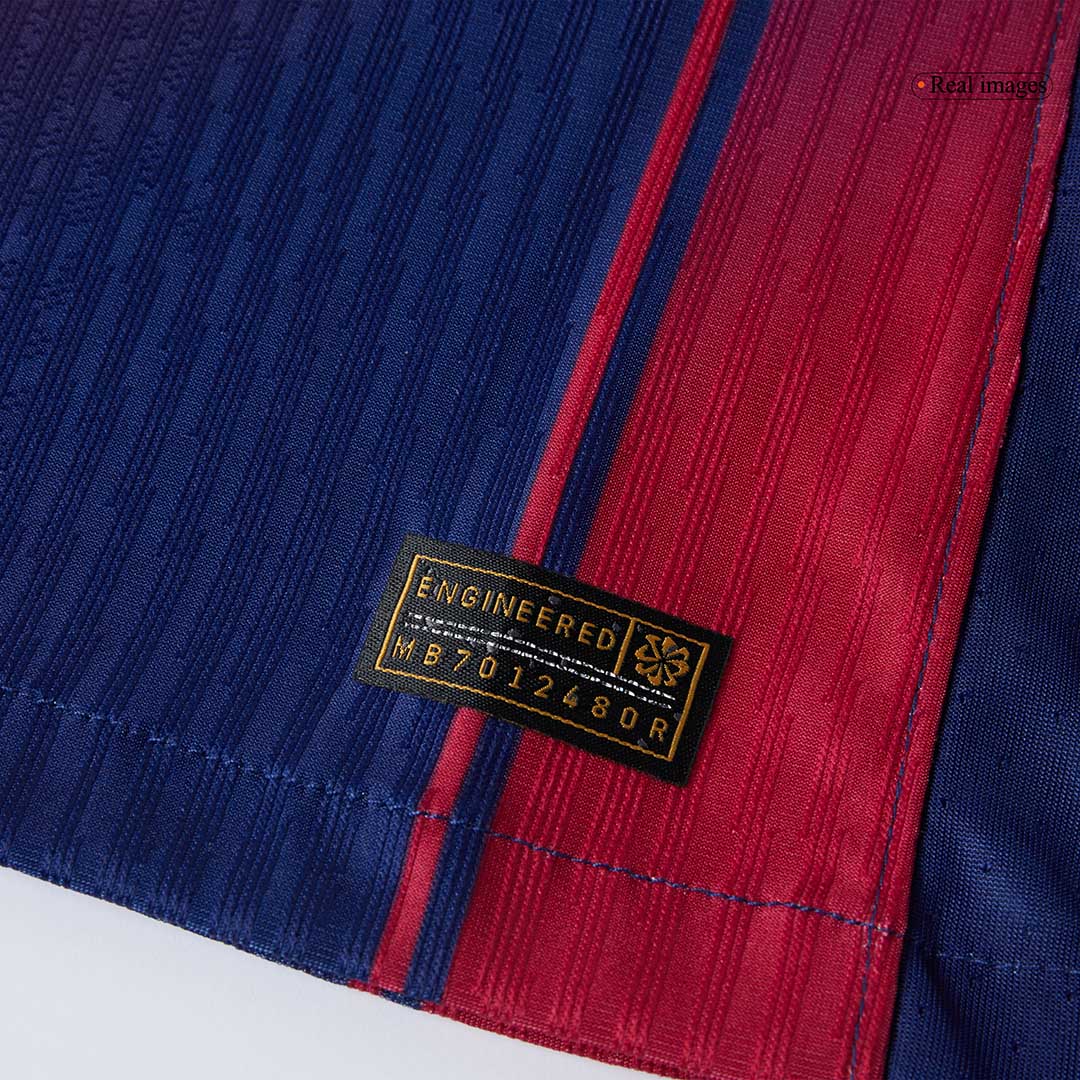 ROONY #19 Barcelone Domicile Maillot 2025/26 Rouge et Bleu Joueur