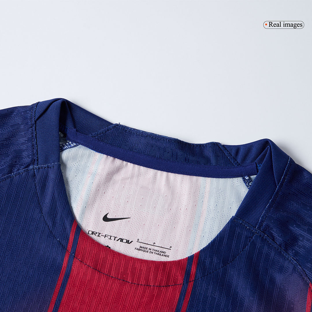 ROONY #19 Barcelone Domicile Maillot 2025/26 Rouge et Bleu Joueur - UCL