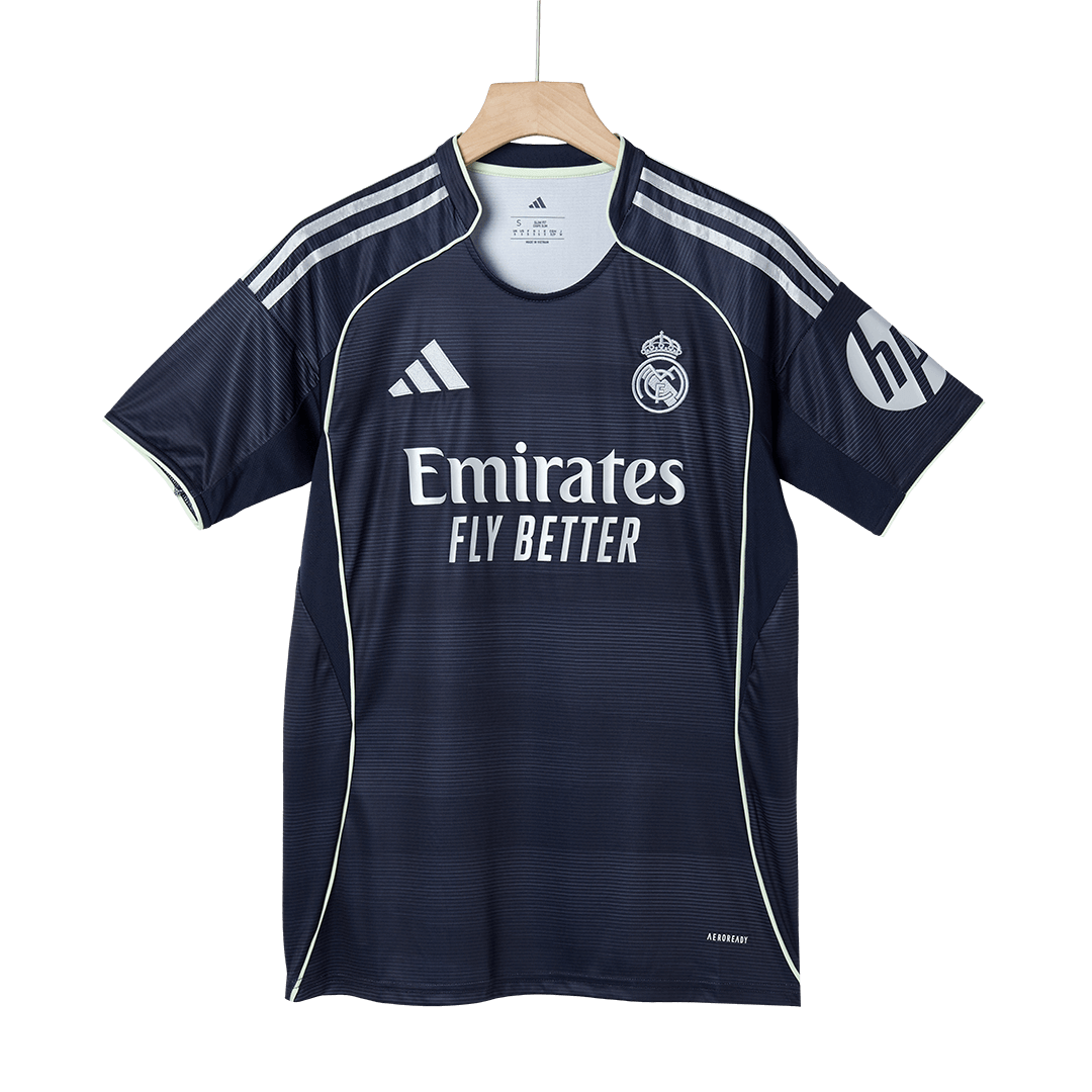 BELLINGHAM #5 Real Madrid Extérieur Maillot 2025/26 Grande Taille