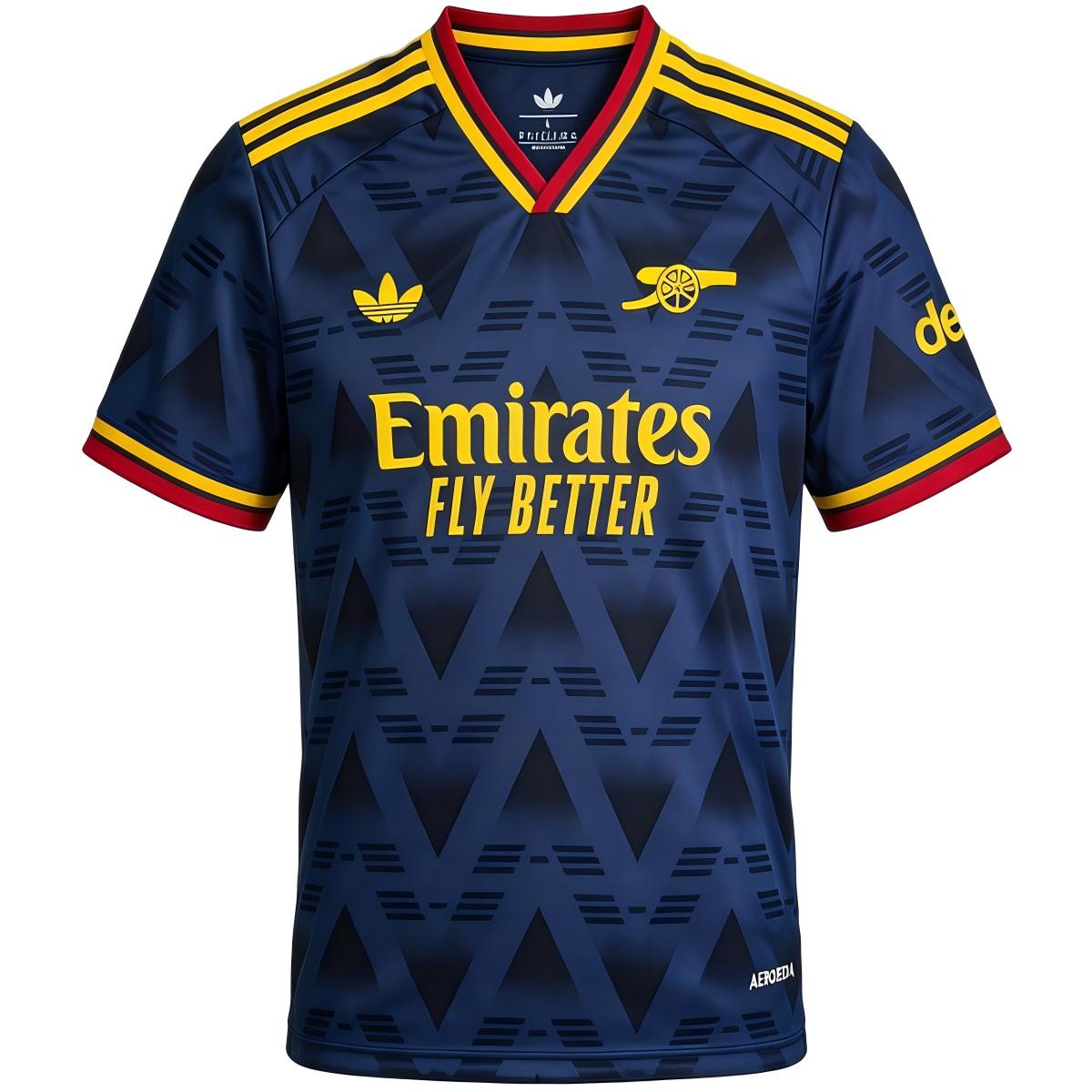 SAKA #7 Arsenal Extérieur Maillot 2026/27 Bleu marine - UCL