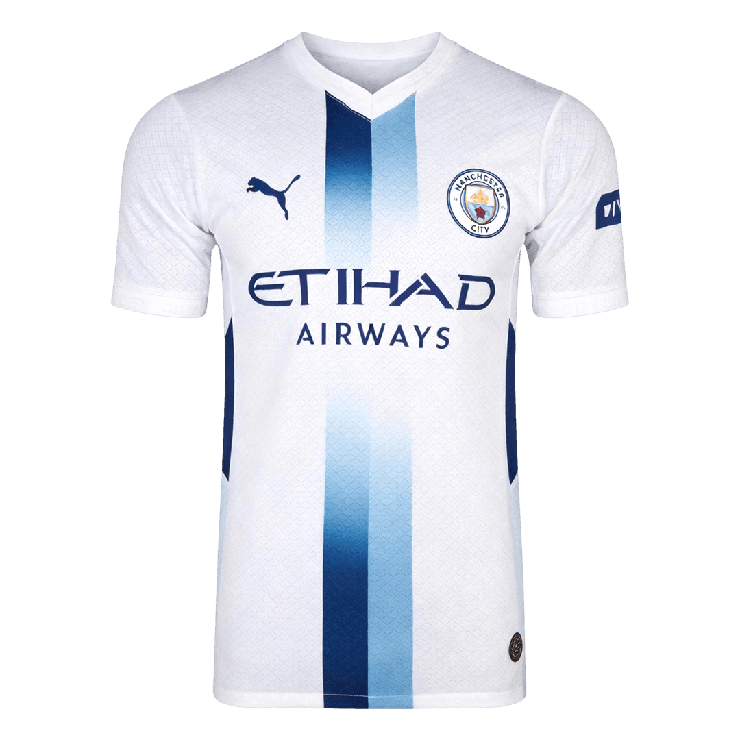 CHERKI #10 Manchester City Third Maillot 2026/27 Blanc Joueur