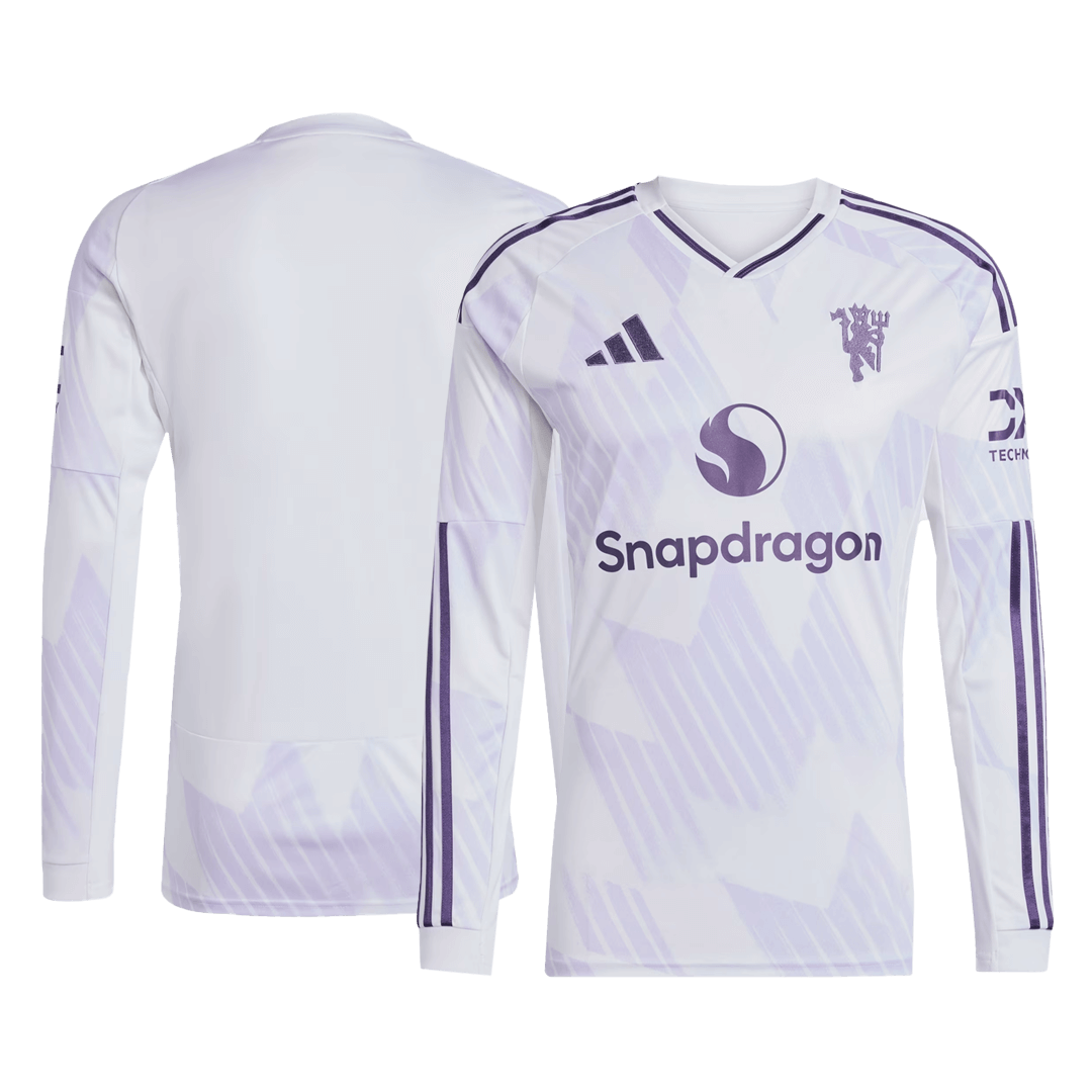 Manchester United Extérieur Maillot Manches Longues 2025/26