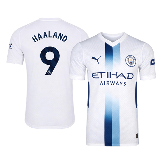 HAALAND #9 Manchester City Third Maillot 2026/27 Blanc
