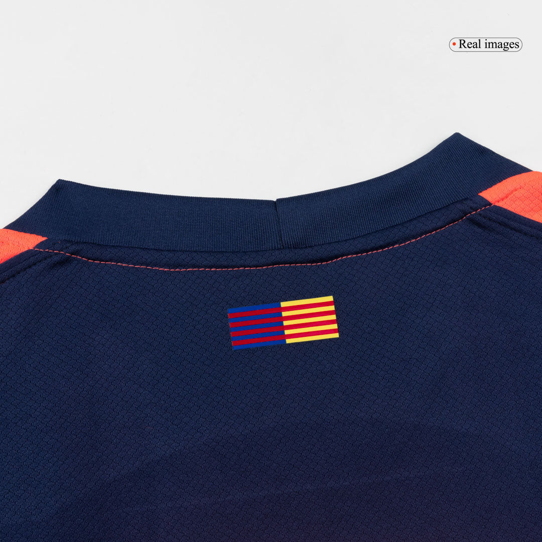 LEWANDOWSKI #9 Barcelone Third Maillot 2025/26 Orange - UCL