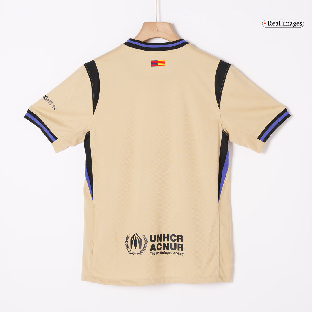 PEDRI #8 Barcelone Extérieur Maillot 2025/26 Jaune - UCL