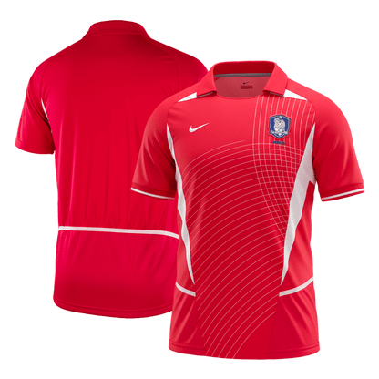 Retro Corée du Sud Domicile Maillot 2002 Rouge