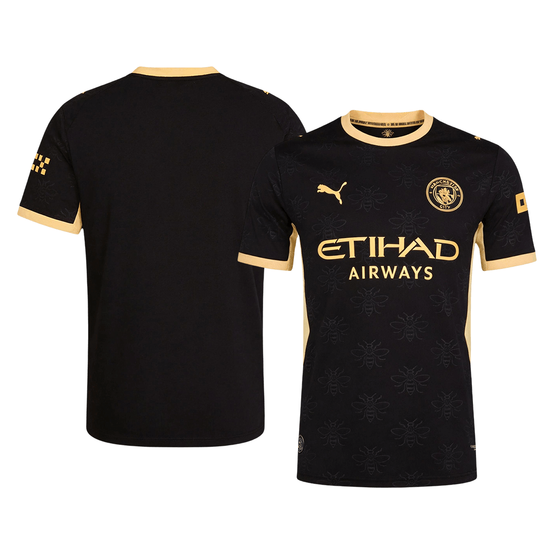 Manchester City Extérieur Maillot 2026/27 Noir Joueur