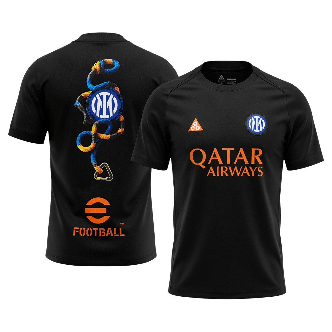 Inter Milan Pre-Match Maillot 2025/26 Noir