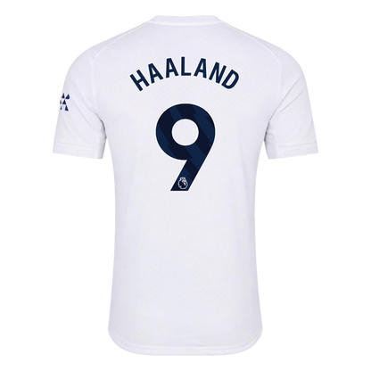 HAALAND #9 Manchester City Third Maillot 2026/27 Blanc Joueur